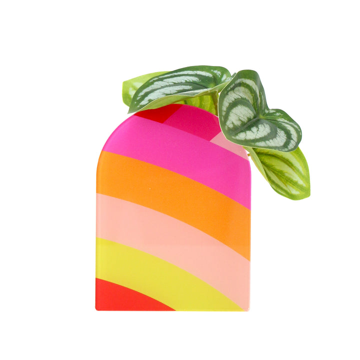 Red and Pink Arches Standing Propagation Planter