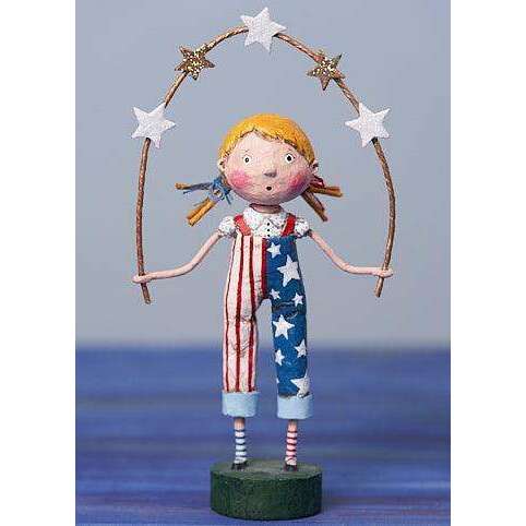 Star Spangled Patriotic Figurine by Lori Mitchell - Quirks!