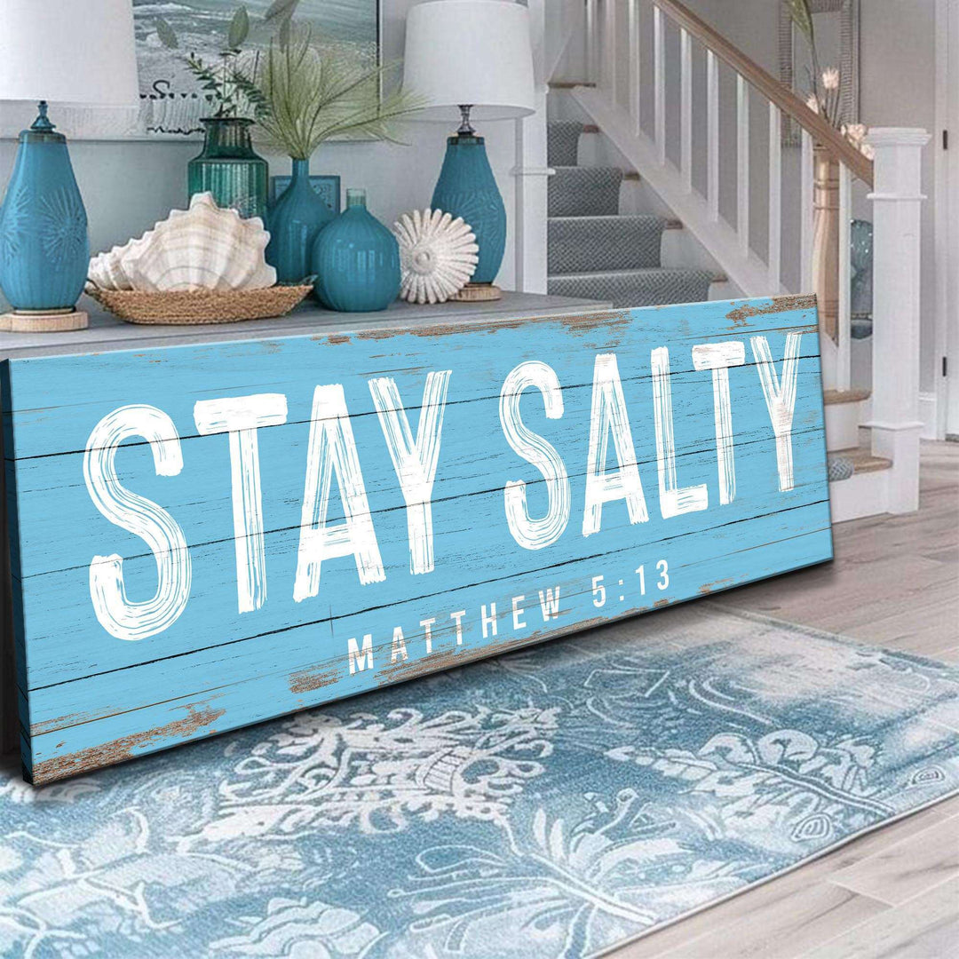 Stay Salty Coastal Sign IV
