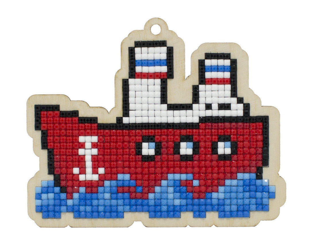 Steamboat WWP415 Diamond Painting on Plywood Kit