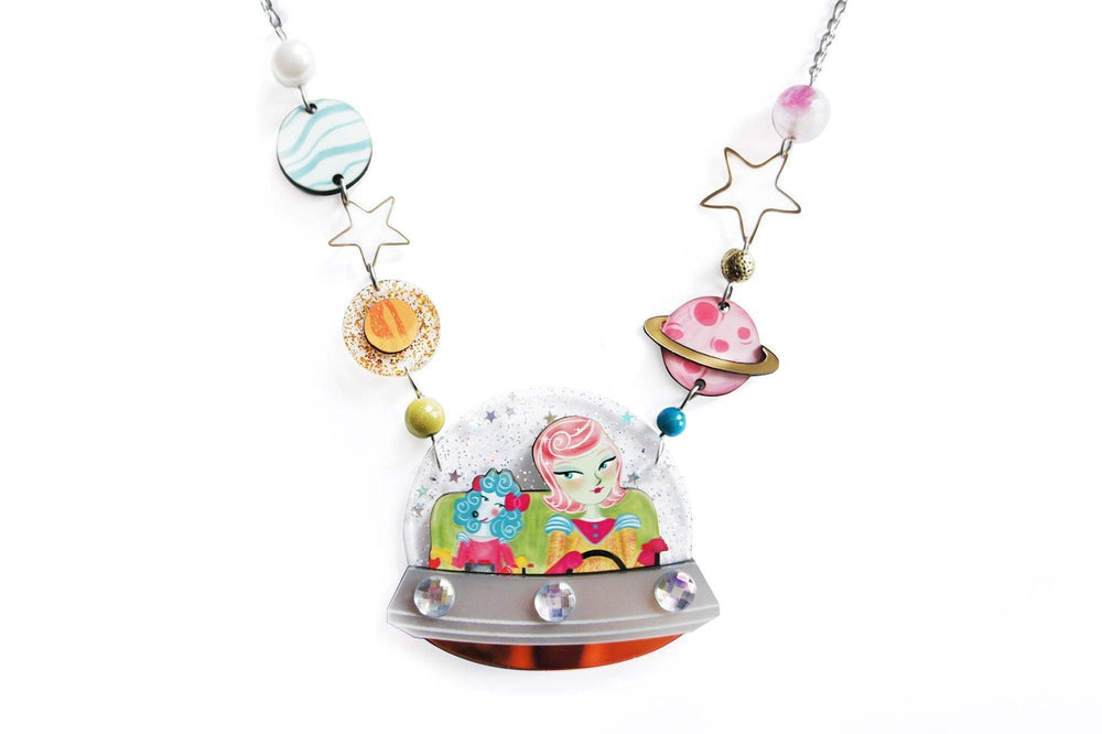 Stella and Luna Necklace by LaliBlue x Lipstick & Chrome - Quirks!