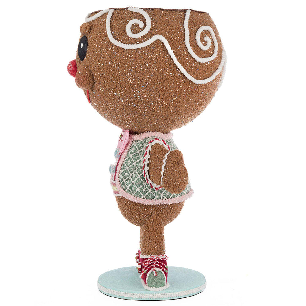 Stick E. Sweet Gingerbread Boy Candy Container by Katherine's Collection image 2