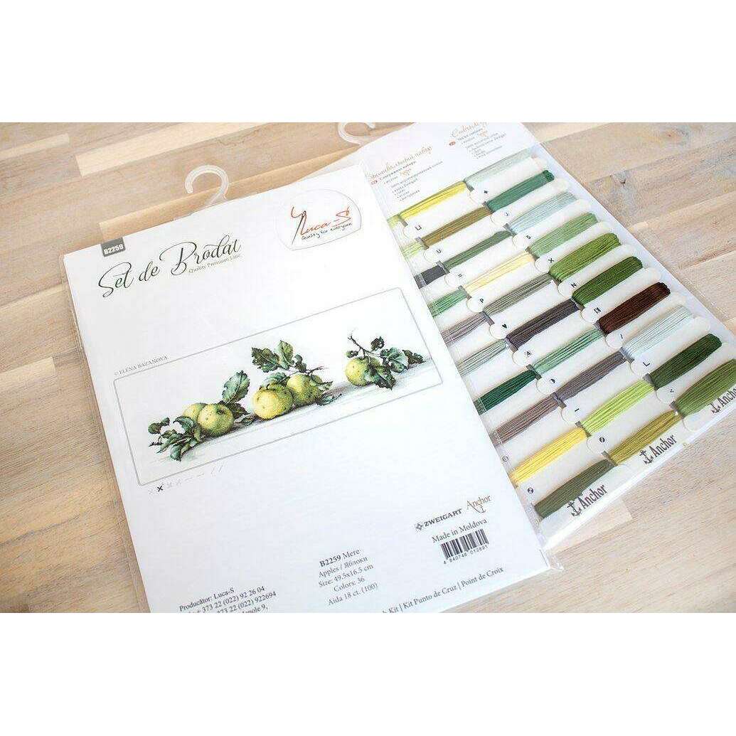 Still Life with apples B2259L Counted Cross-Stitch Kit