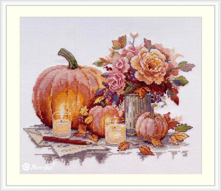 Still Life with Pumpkins K-241A Counted Cross-Stitch Kit