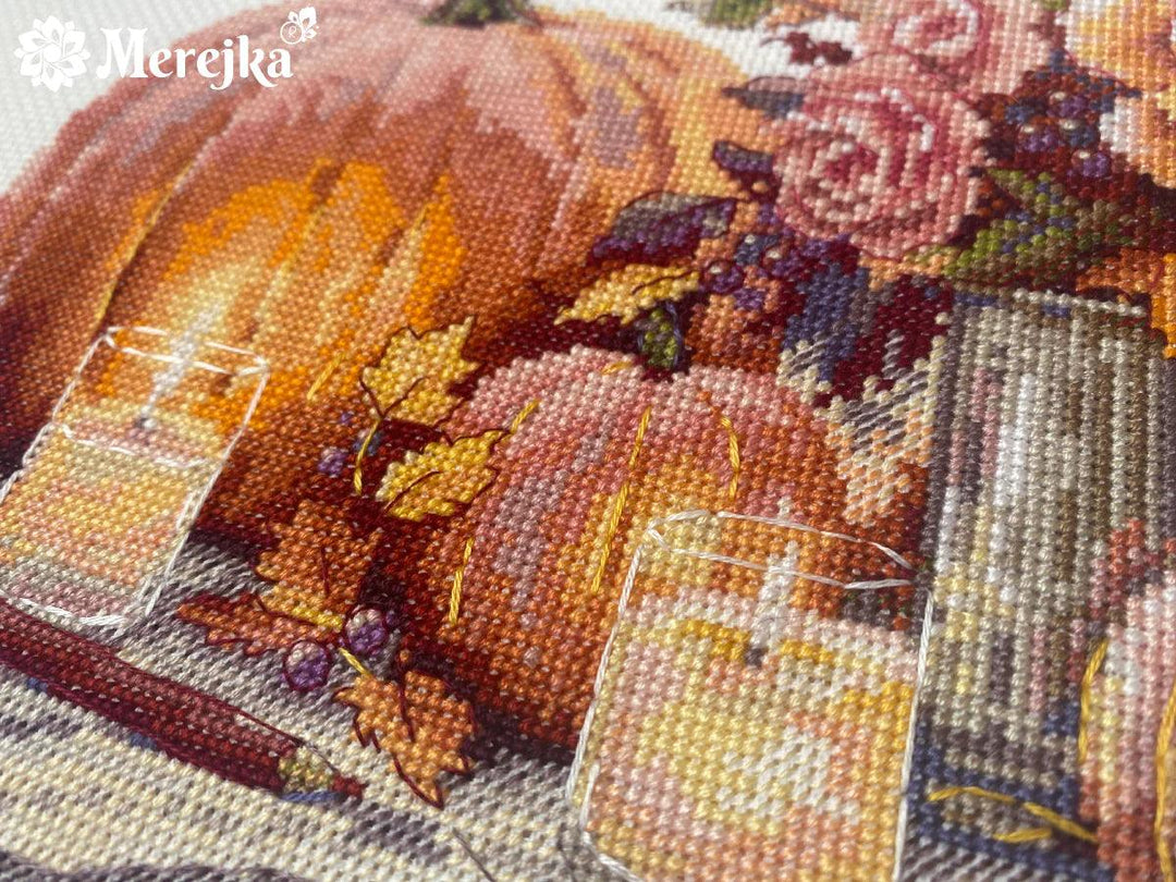 Still Life with Pumpkins K-241A Counted Cross-Stitch Kit