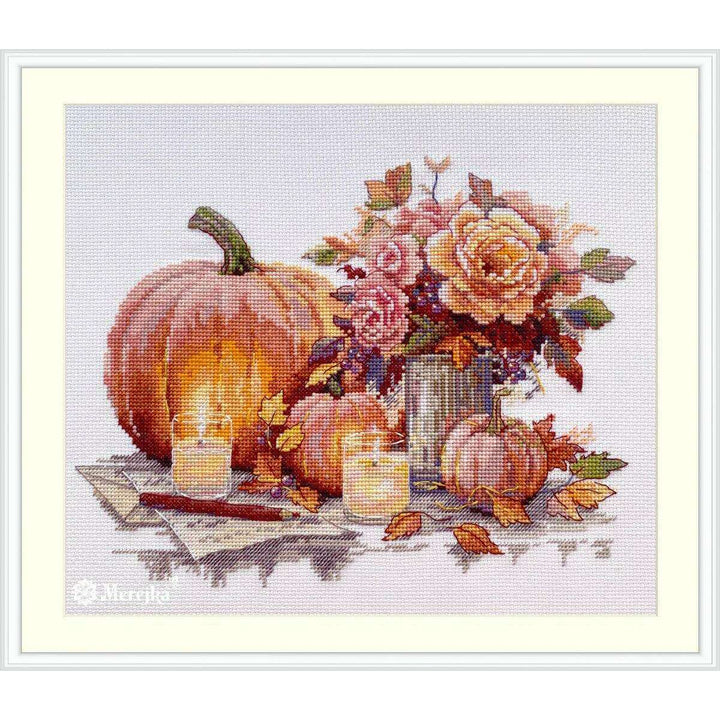 Still Life with Pumpkins K-241A Counted Cross-Stitch Kit