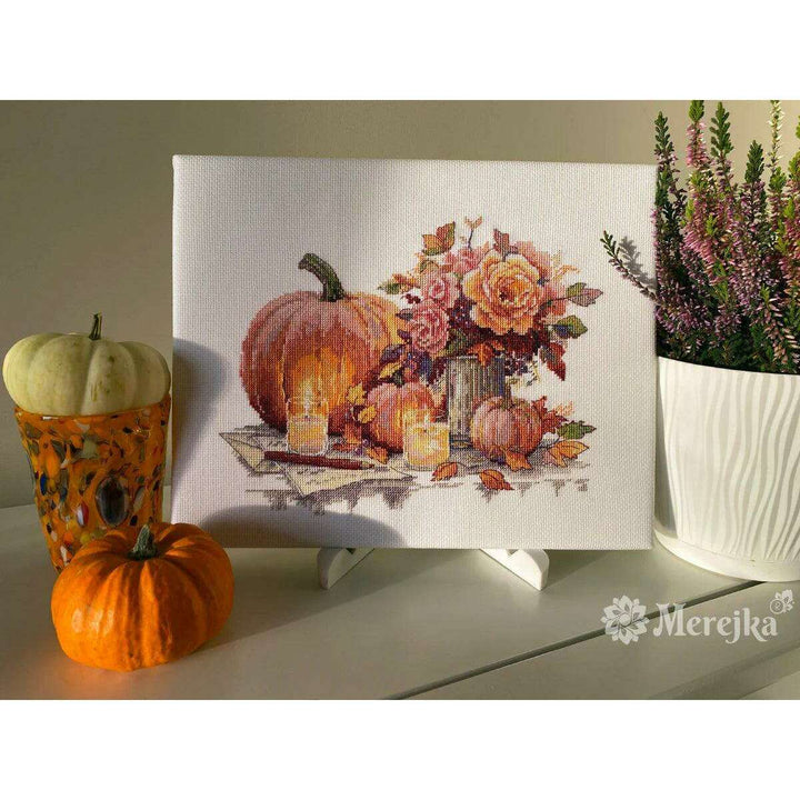 Still Life with Pumpkins K-241A Counted Cross-Stitch Kit