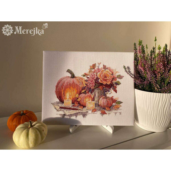 Still Life with Pumpkins K-241A Counted Cross-Stitch Kit