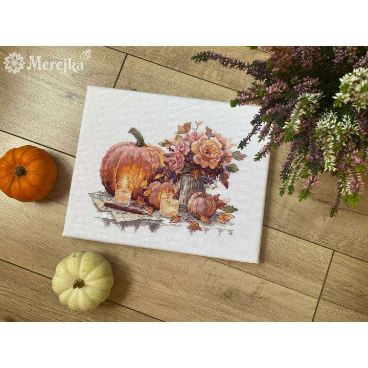 Still Life with Pumpkins K-241A Counted Cross-Stitch Kit
