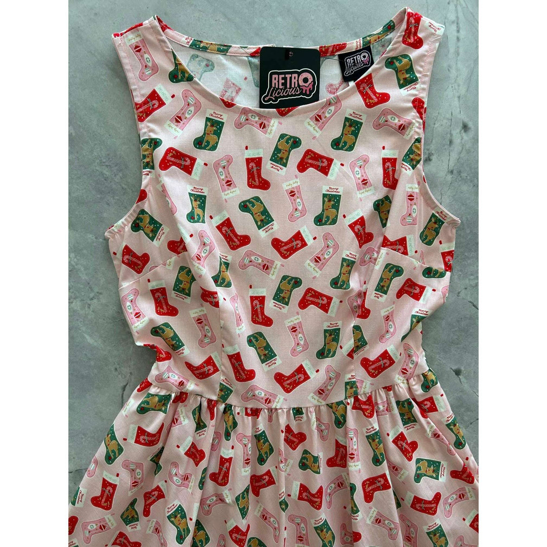Stockings Vintage Dress - Medium only