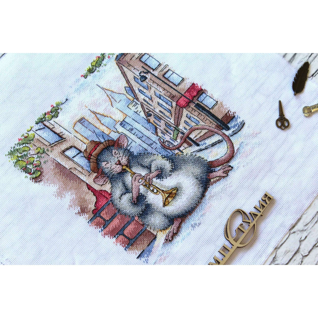 Street Jazz SNV-698 Counted Cross Stitch Kit