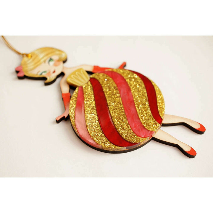 Striped Christmas Tree Ornament by Laliblue – view 3