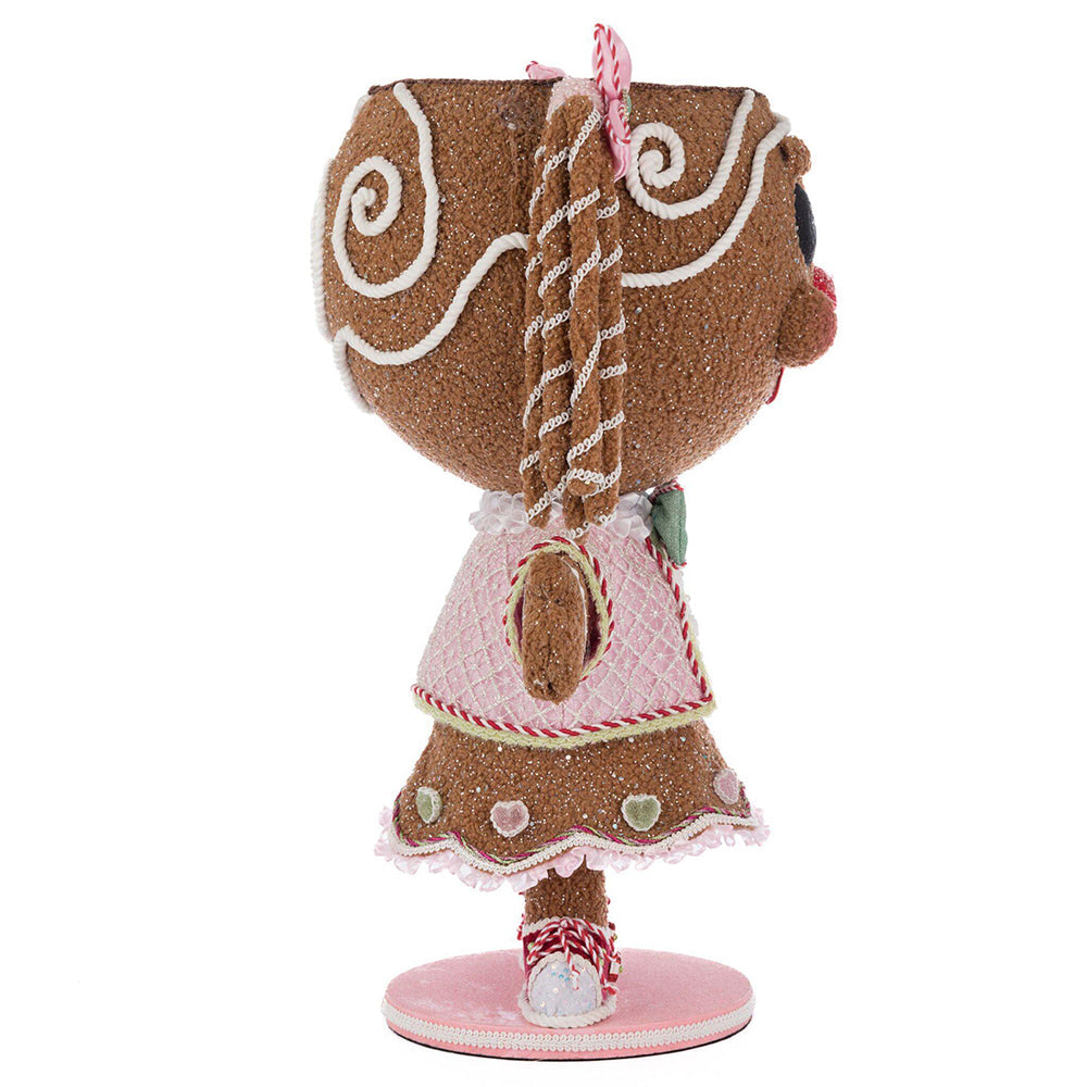 Sugar E. Sweet Gingerbread Girl Candy Container by Katherine's Collection image 3