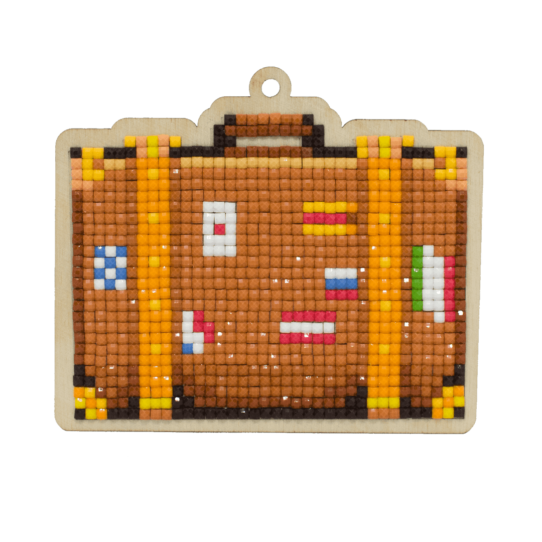 Suitcase CSw386 Diamond Painting on Plywood Kit