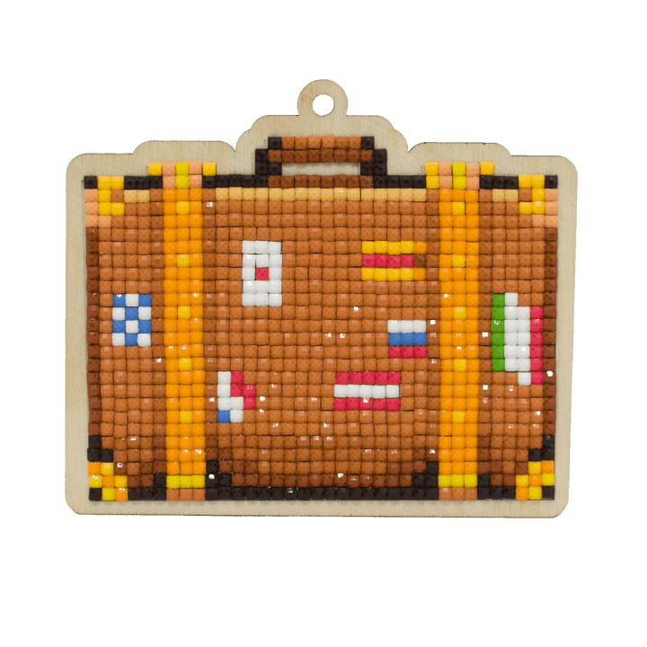 Suitcase CSw386 Diamond Painting on Plywood Kit