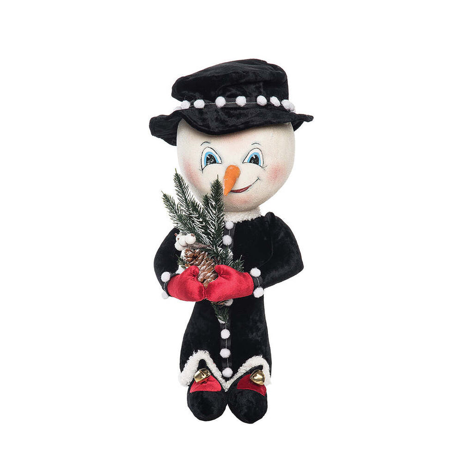 Sullivan Snowman Gathered Traditions Art Doll by Joe Spencer 