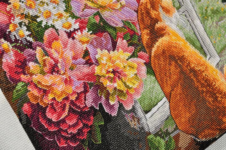 Summer Afternoon K-86 Counted Cross-Stitch Kit