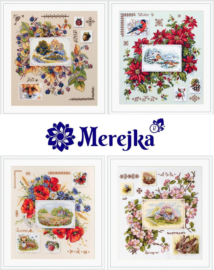 Summer Sampler K-130 Counted Cross-Stitch Kit