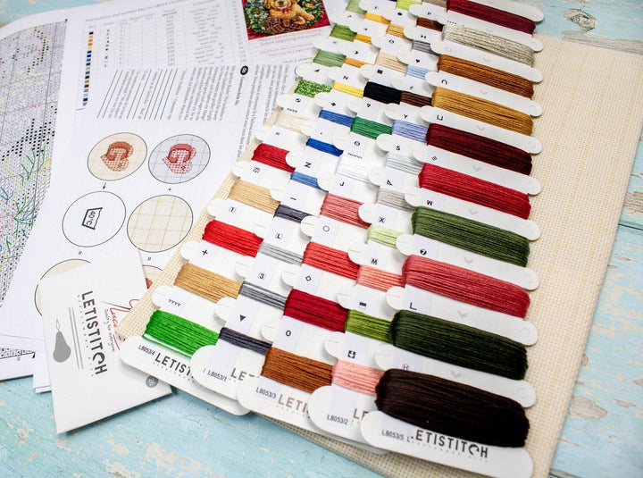 Summer Splendor L8054 Counted Cross Stitch Kit