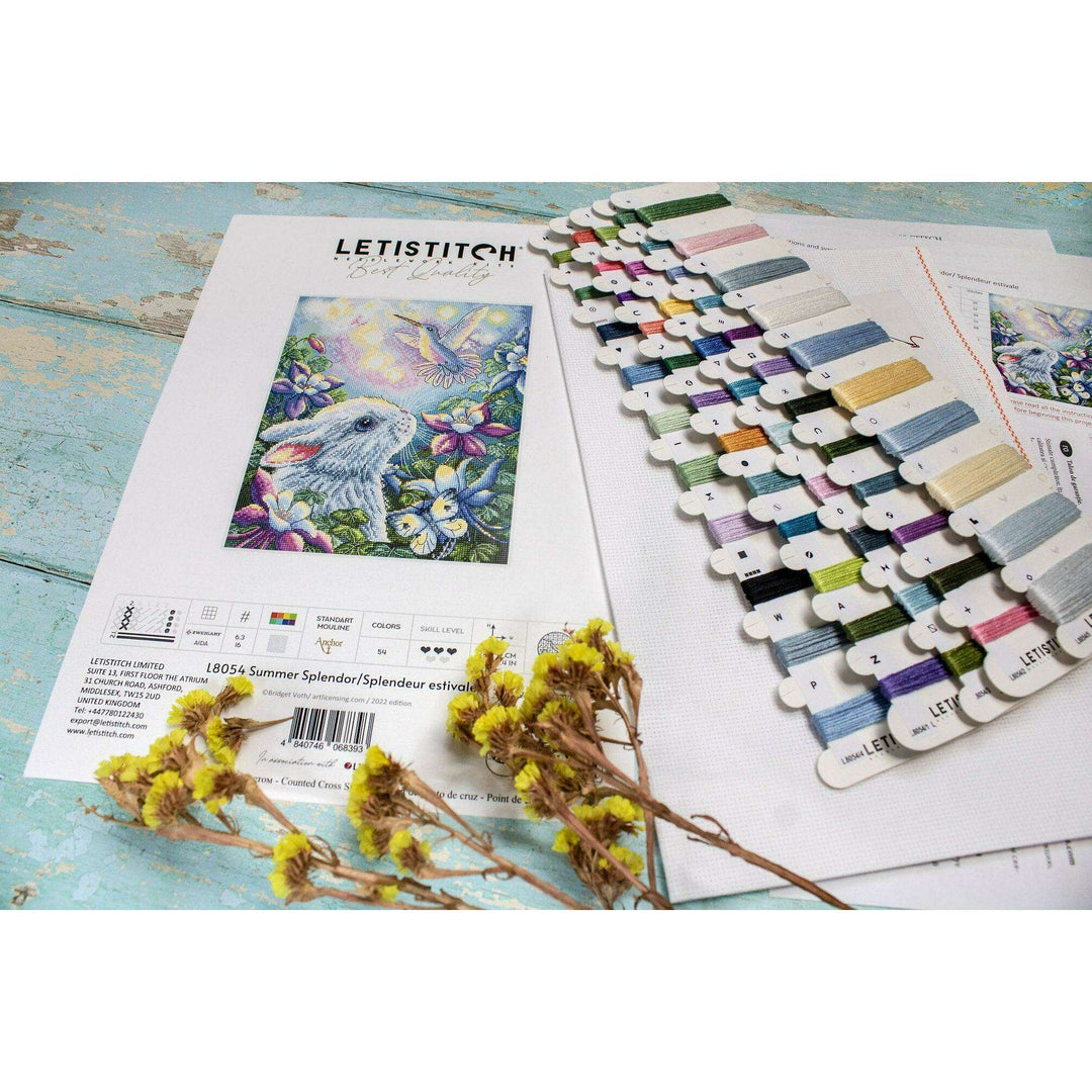 Summer Splendor L8054 Counted Cross Stitch Kit