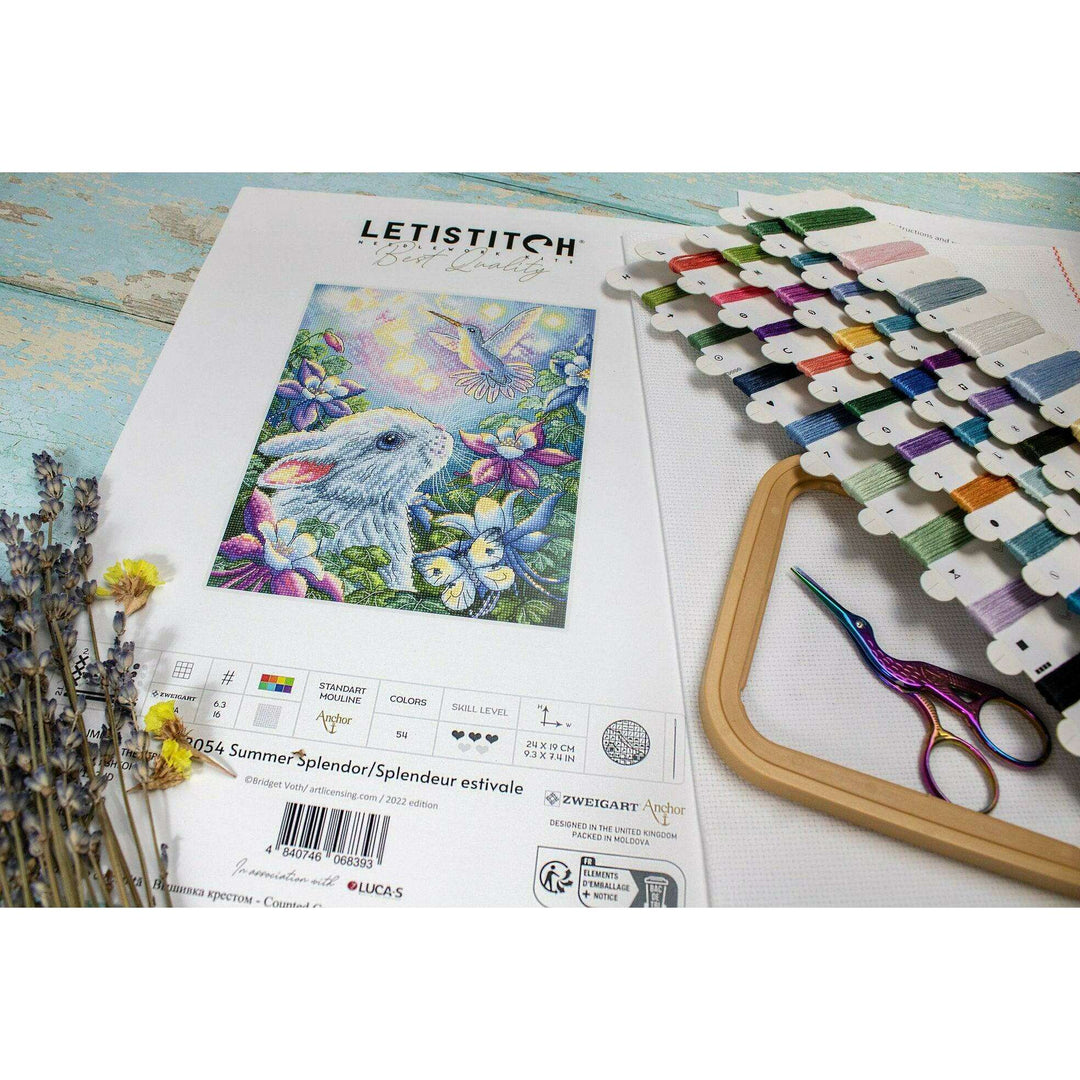 Summer Splendor L8054 Counted Cross Stitch Kit