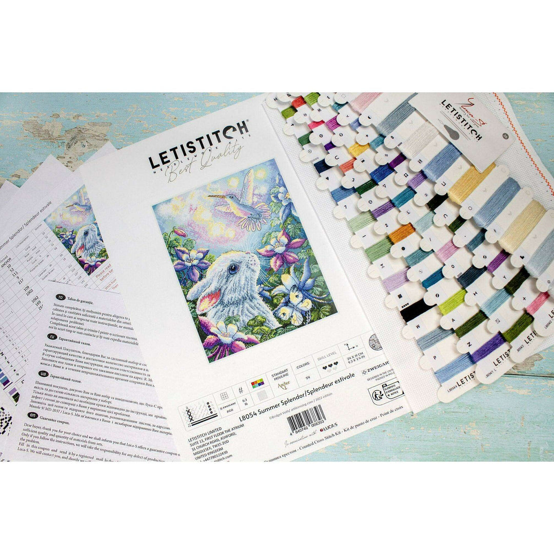 Summer Splendor L8054 Counted Cross Stitch Kit