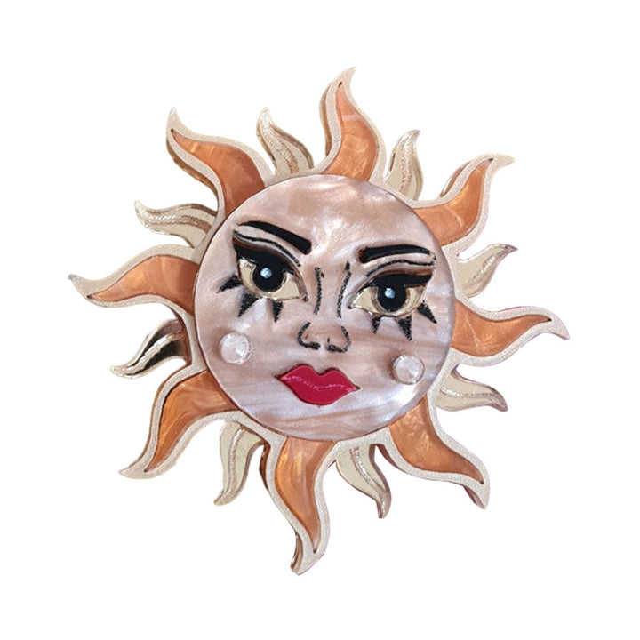 Sun Goddess Brooch by Cherryloco Jewellery 1