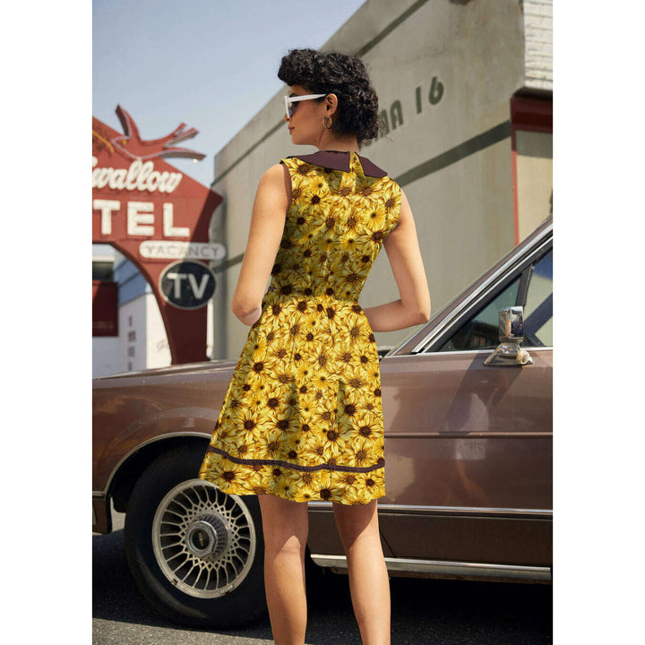 Sunflower Collared Dress