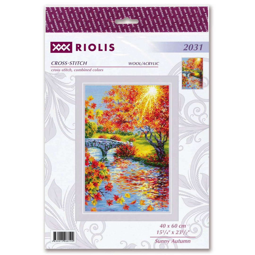 Sunny Autumn R2031 Counted Cross Stitch Kit