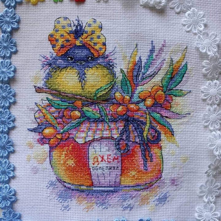 Sunny Sea-Buckthorn SM-393 Counted Cross Stitch Kit