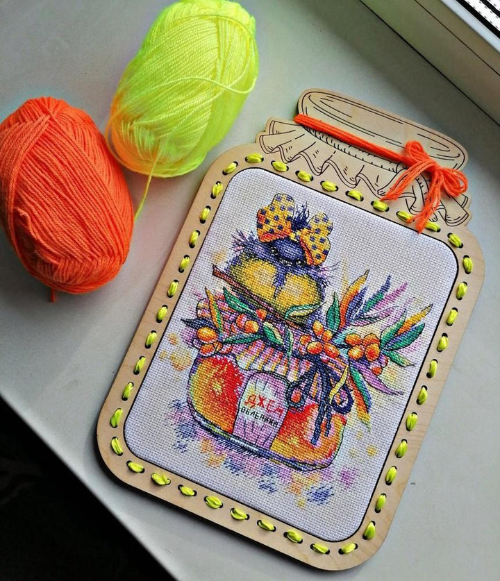 Sunny Sea-Buckthorn SM-393 Counted Cross Stitch Kit