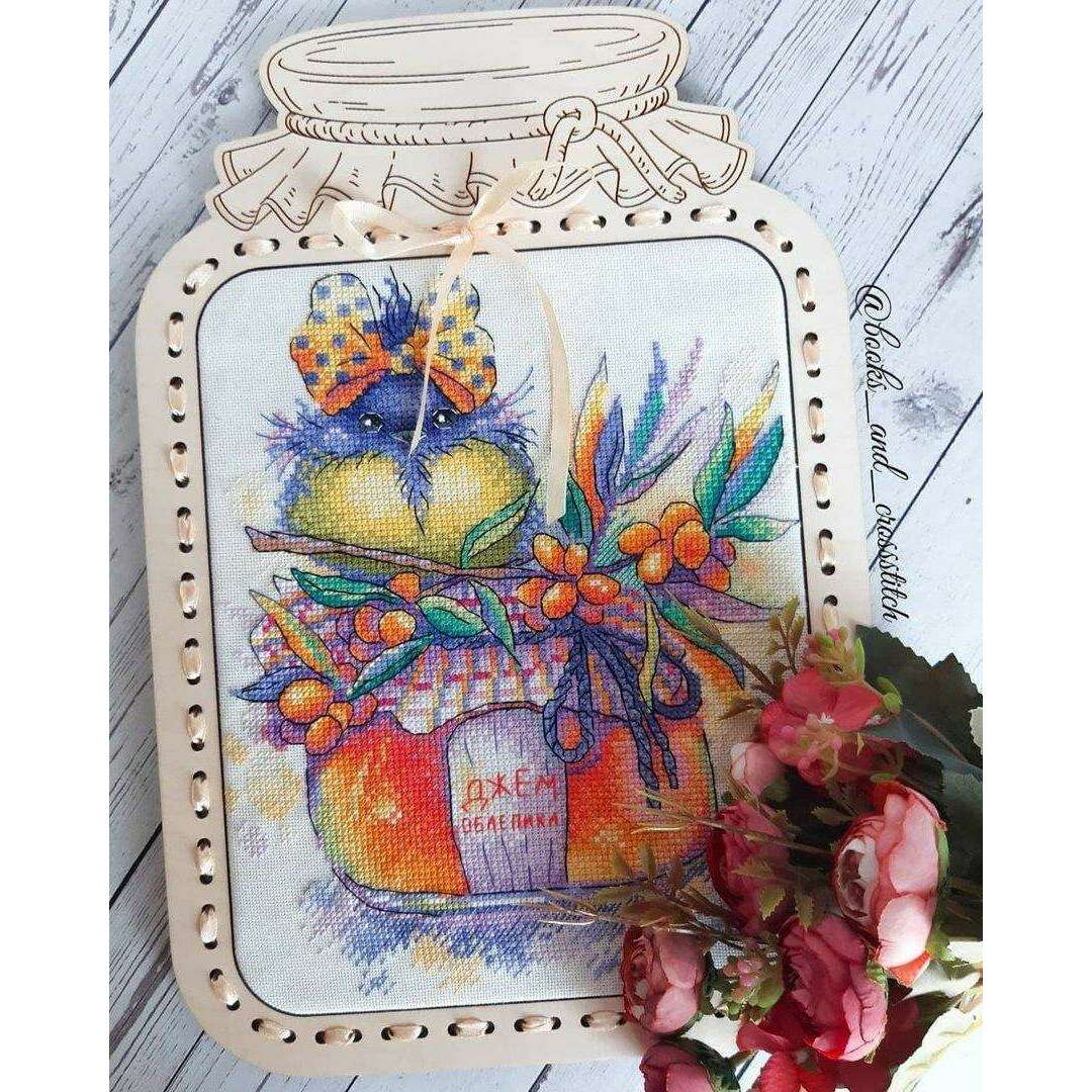 Sunny Sea-Buckthorn SM-393 Counted Cross Stitch Kit