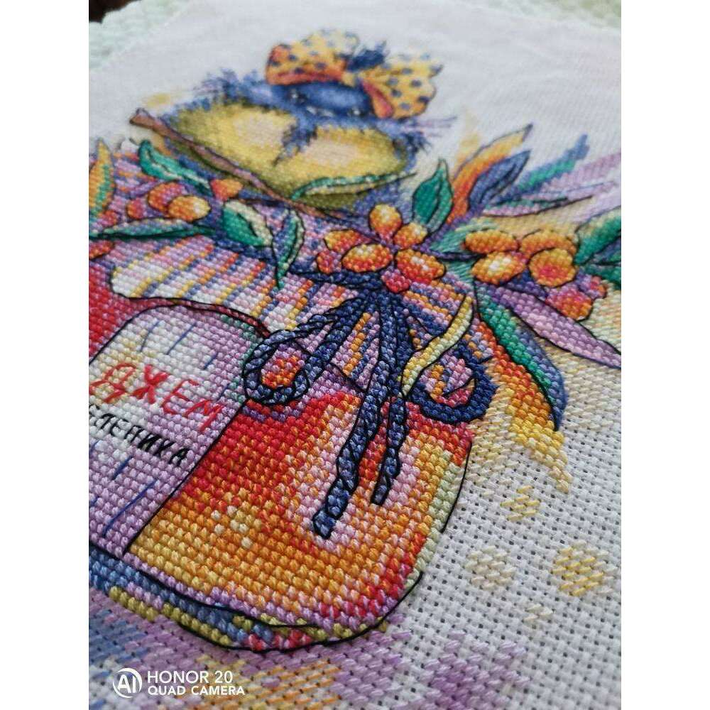 Sunny Sea-Buckthorn SM-393 Counted Cross Stitch Kit