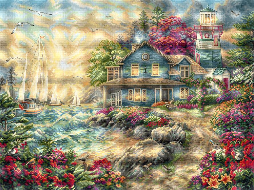 Sunrise by the Sea L8068 Counted Cross Stitch Kit