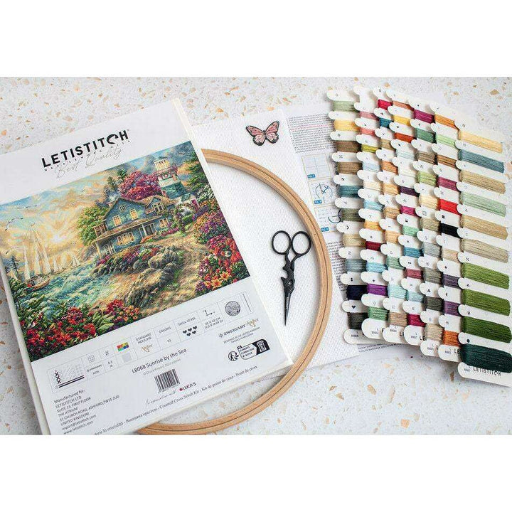 Sunrise by the Sea L8068 Counted Cross Stitch Kit