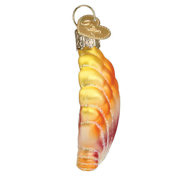 Old World Christmas Sunrise Shell Blown Glass Ornament