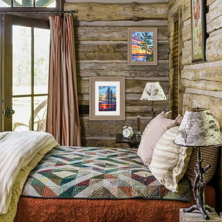 Sunset landscape M1021 Counted Cross Stitch Kit
