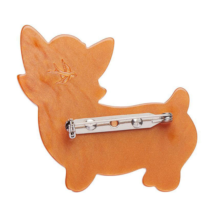 Susan the Corgi Brooch by Erstwilder image 1