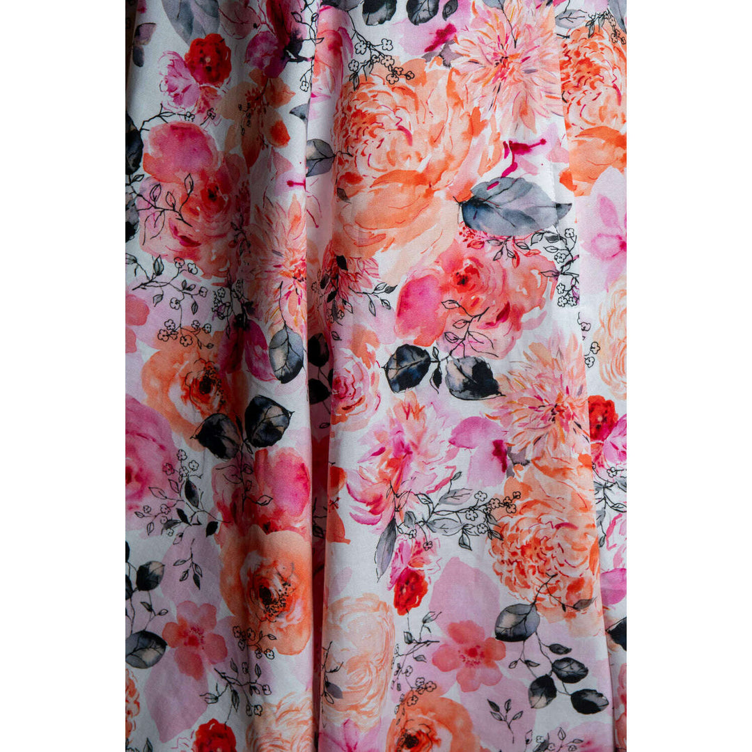 Suzette Dress - Coral Bouquet