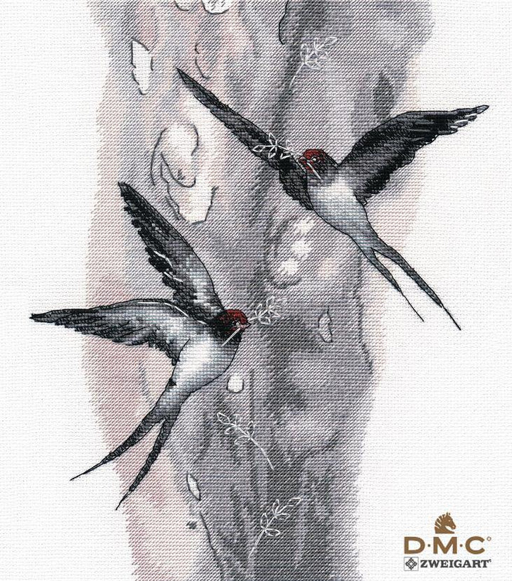 Swallows 1408 Counted Cross Stitch Kit