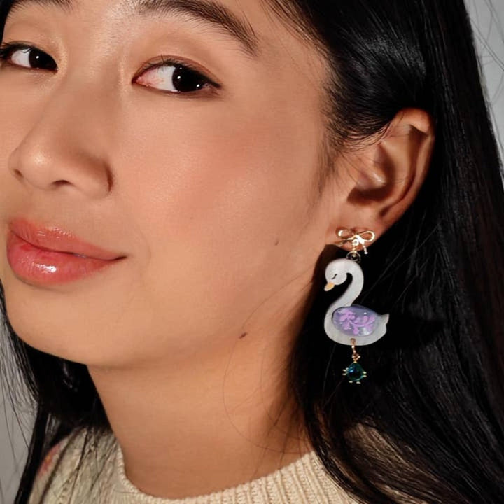 Swan Lake Earrings 1