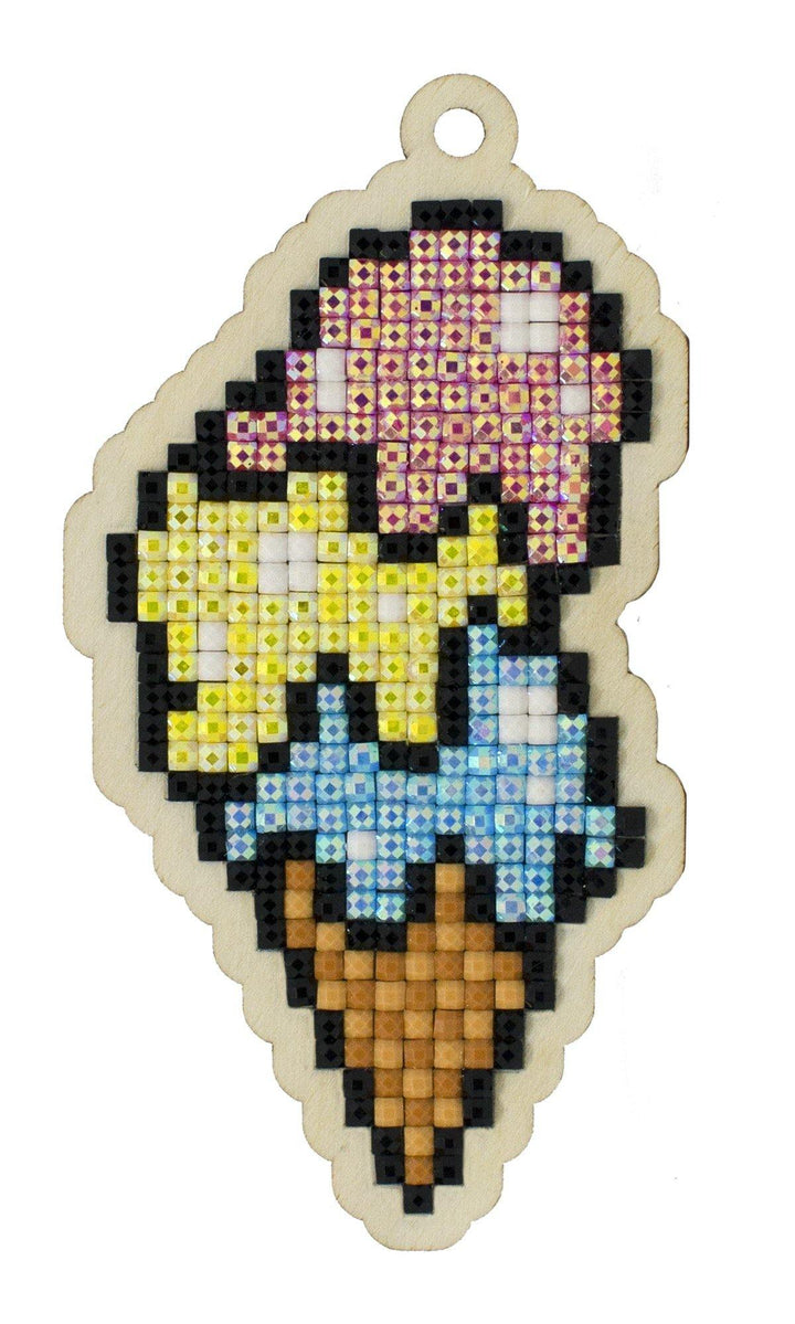 Sweet Ice Cream WWP395 Diamond Painting on Plywood Kit
