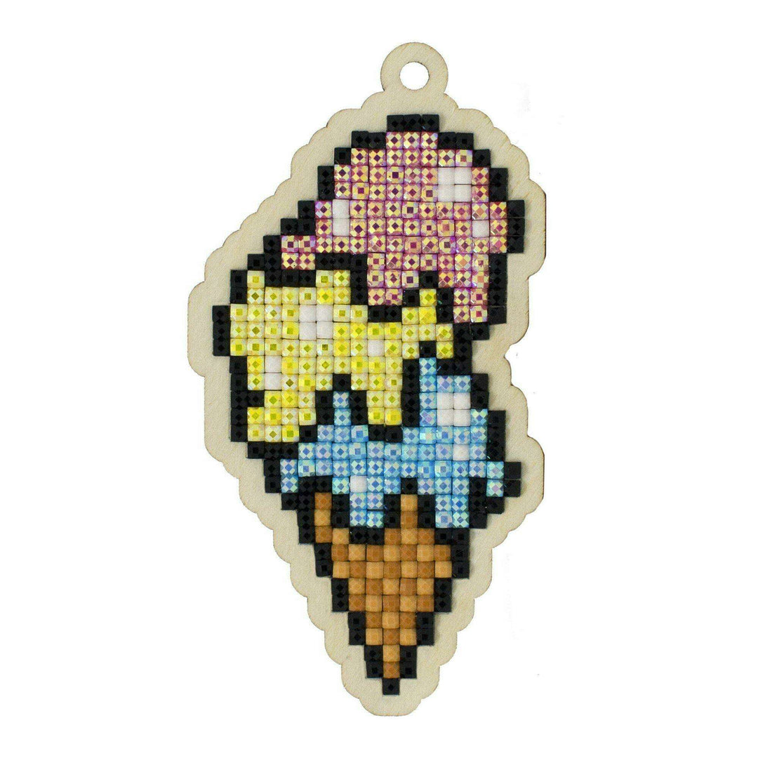 Sweet Ice Cream WWP395 Diamond Painting on Plywood Kit