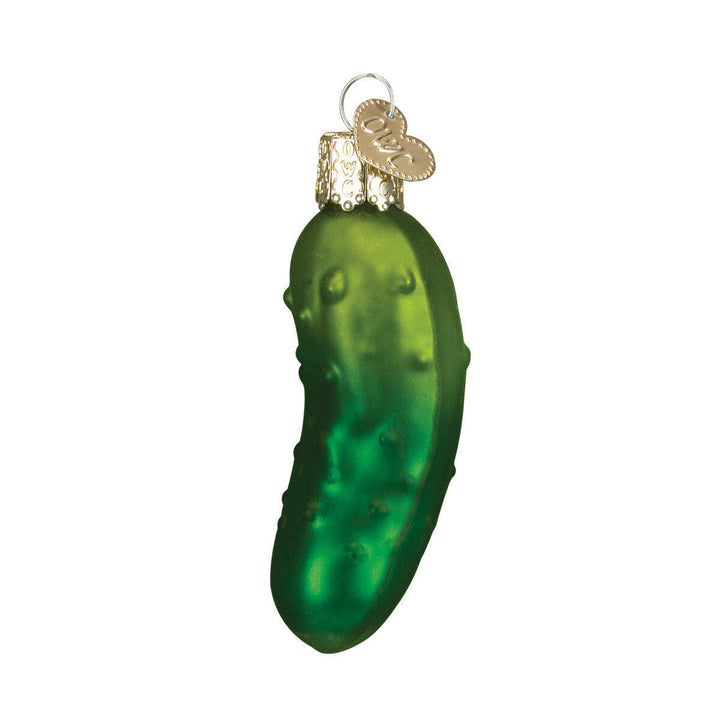 Old World Christmas Sweet Pickle Blown Glass Ornament