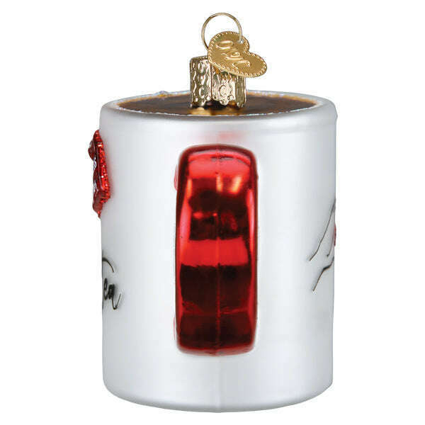 Old World Christmas Swiftea Mug Blown Glass Ornament