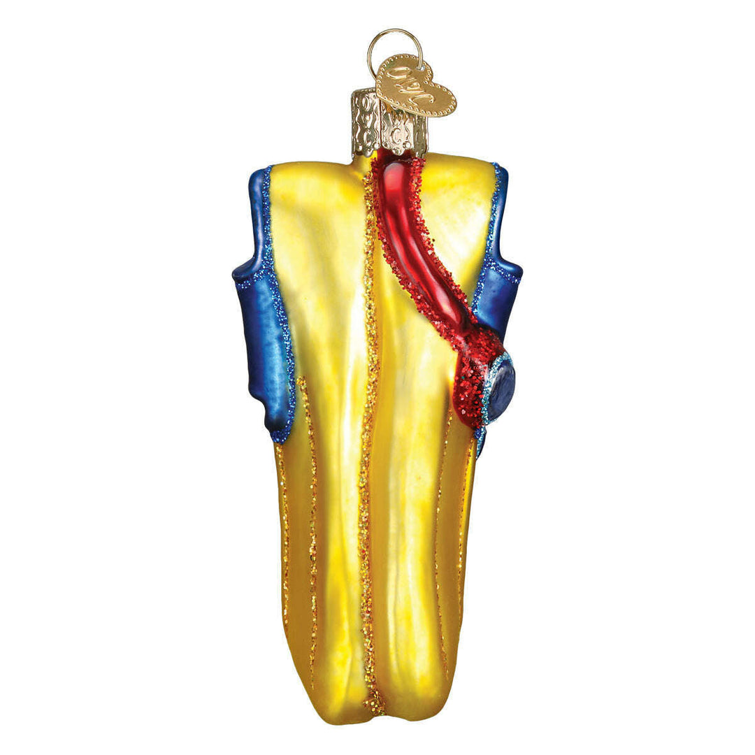 Old World Christmas Swim Flippers Blown Glass Ornament