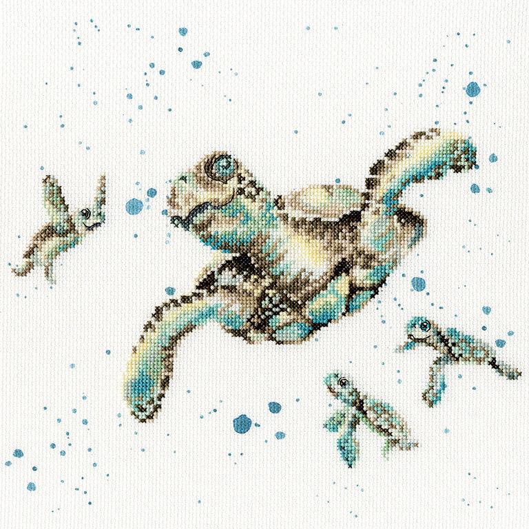 Swimming School XHD64 Counted Cross Stitch Kit