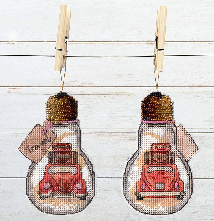 T-84C Counted cross stitch kit Crystal Art "Travel"