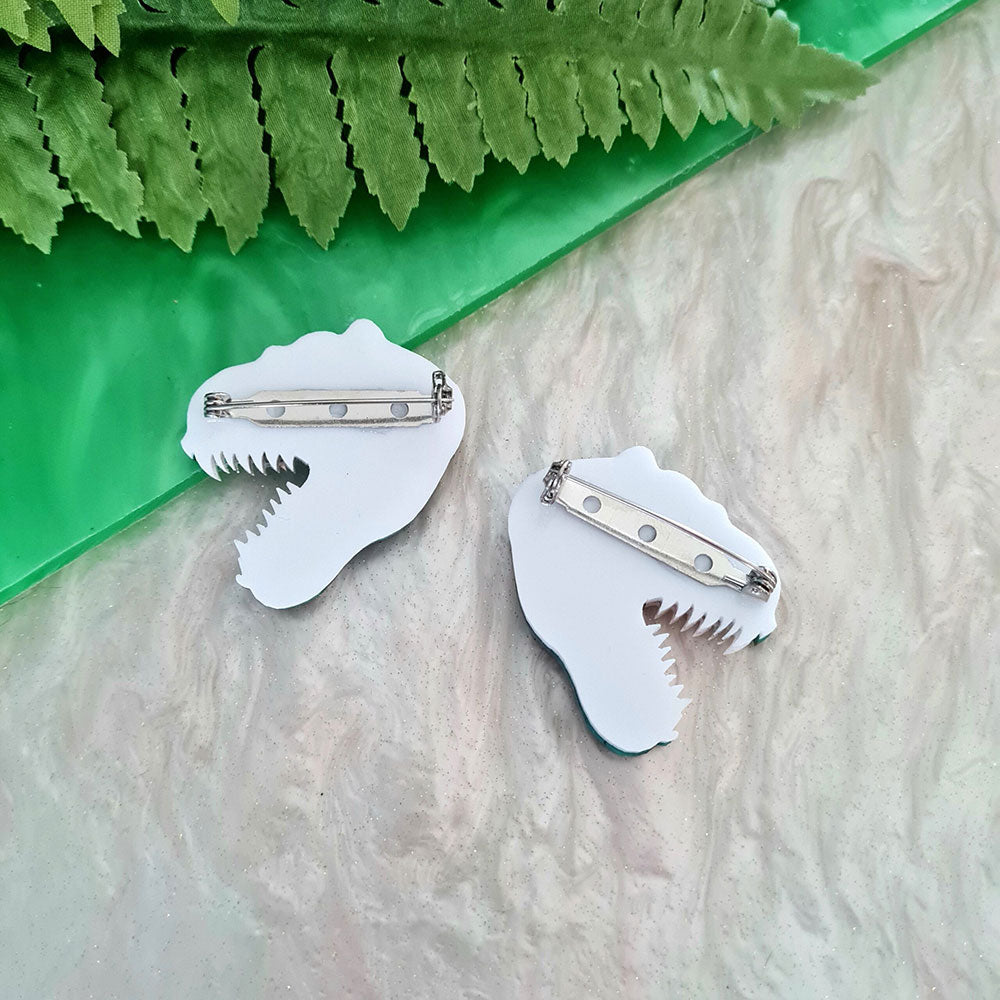 T Rex Dinosaur Hair Clip by Cherryloco Jewellery 3