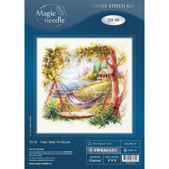 Take Time to Relax 70-10 Counted Cross-Stitch Kit